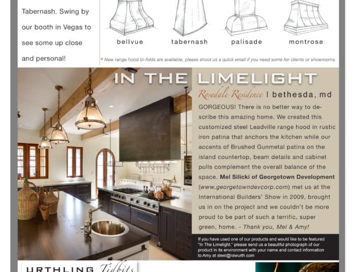 Highlight, fresh from the studio, In the Limelight features our designs of Aspen, Bellevue, Tabernash, Montrose and Palisade.