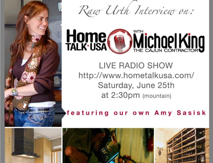 Live chat radio features our owner, Amy Sasick on Saturday.