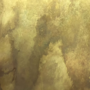 Brass washed metal sample from Raw Urth