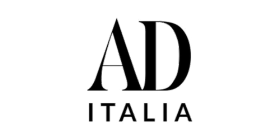Logo featuring the product name "AD Italia" elegantly in black text against a white backdrop.