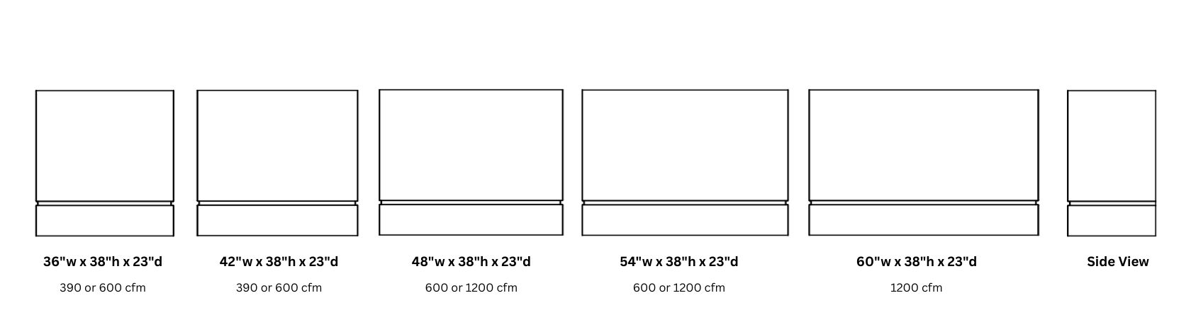 The Box Tailored 38 is available in six widths (36