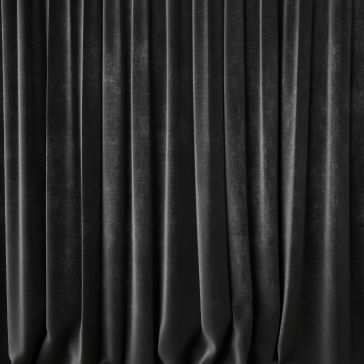 Brushed 3 The Brushed 3 features a closed, black velvet stage curtain with soft vertical folds and gentle highlights for a smooth, elegant texture.